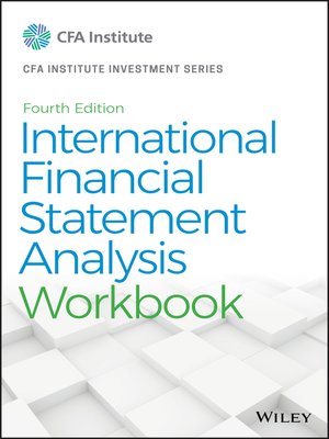 cover image of International Financial Statement Analysis Workbook